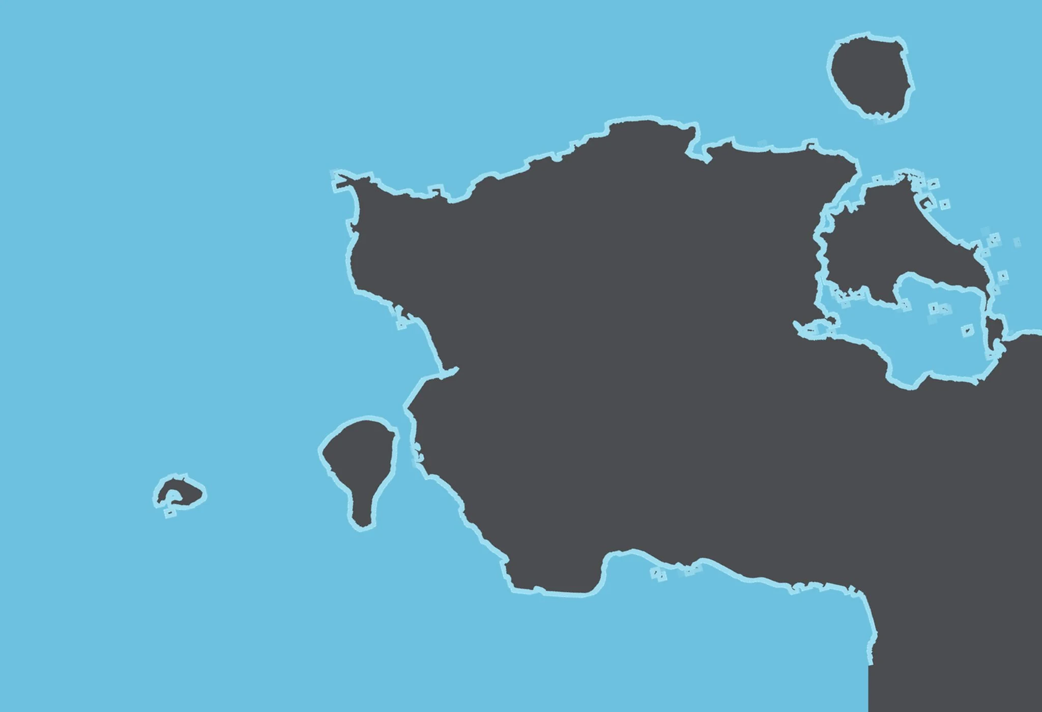 Map of dive site areas around the Motobu peninsula, northern Okinawa — Mina Jima, Sesoko Jima, Motobu coast, Nakijin coast and Kouri Jima, near North Okinawa Dive Center
